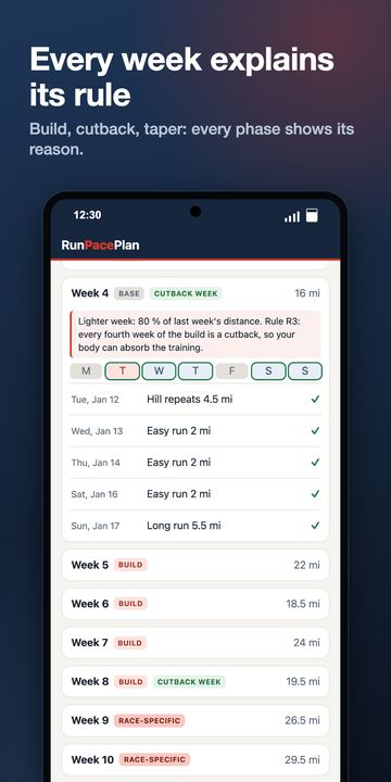 A plan that shows its reasoning